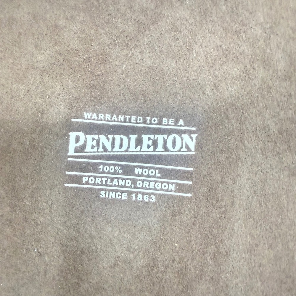 Vintage Pendleton Flat Cap Mens Large Brown 100% Virgin Wool Newsboy Ivy Hat - Picture 2 of 10